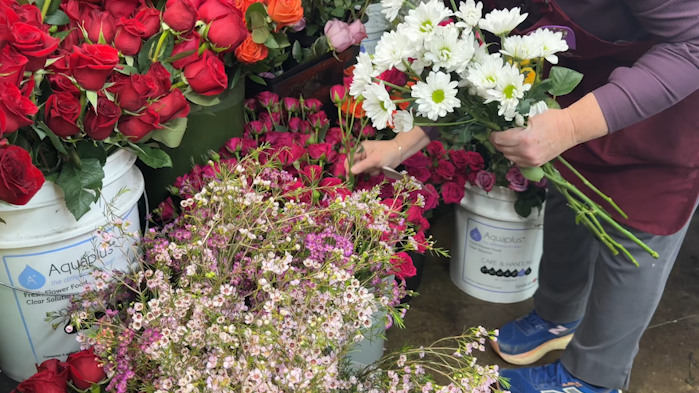 Flower shops see boom in business ahead of Valentine's Day