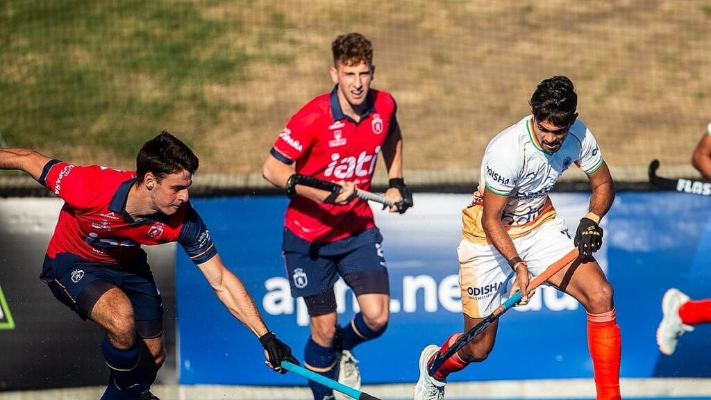 India Falls to Spain in Intense Hockey Match