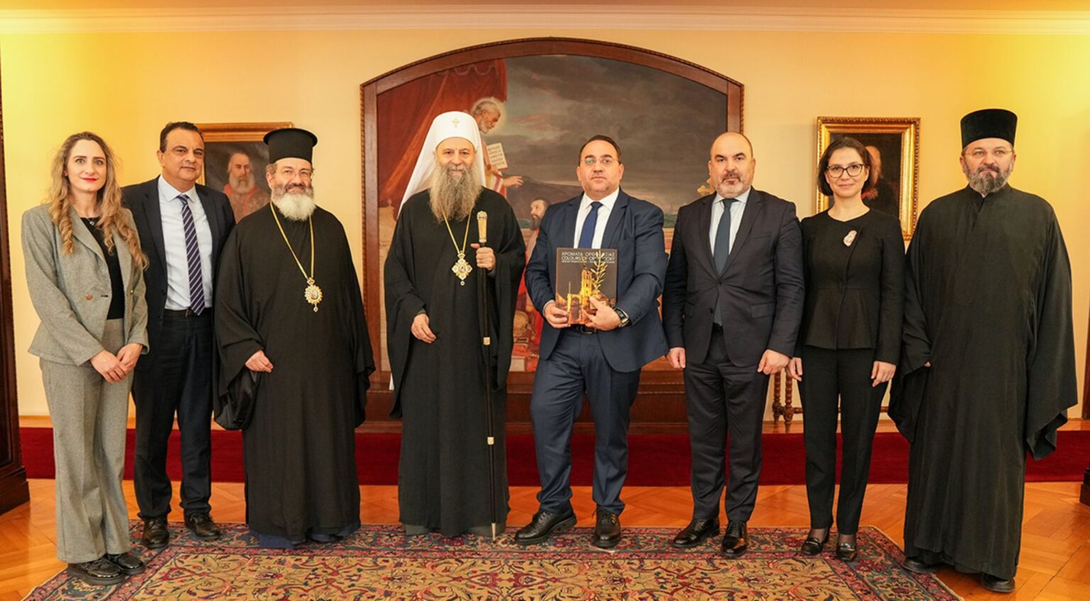 Patriarch of Serbia met Bishop of Mesaoria and Cypriot Deputy Minister of Tourism