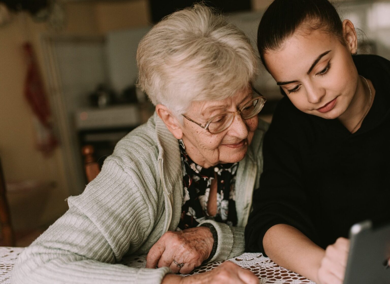 The Teens Teaching Grandma to Google