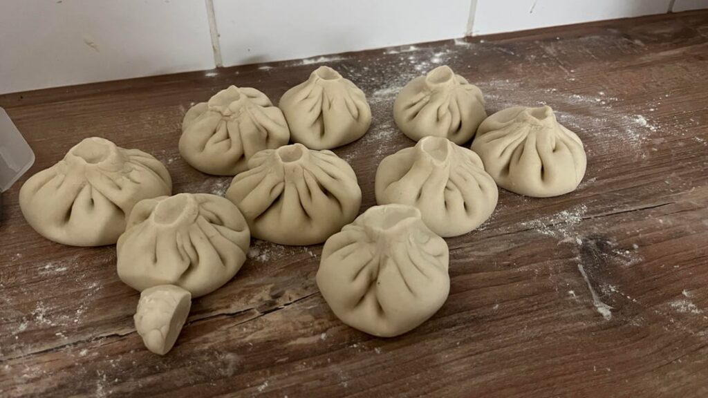 (Update) Second time making khinkali !!