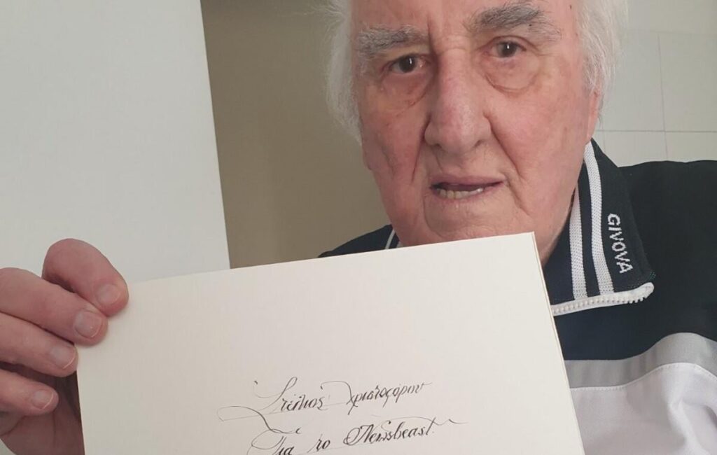 "Technology wiped out calligraphy" - Stelios Christoforou, one of the last Greek calligraphers on Newsbeast