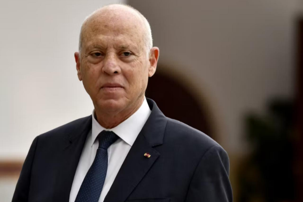 Tunisian President Kais Saied in Tunis in December 2021. ( AFP Photo )