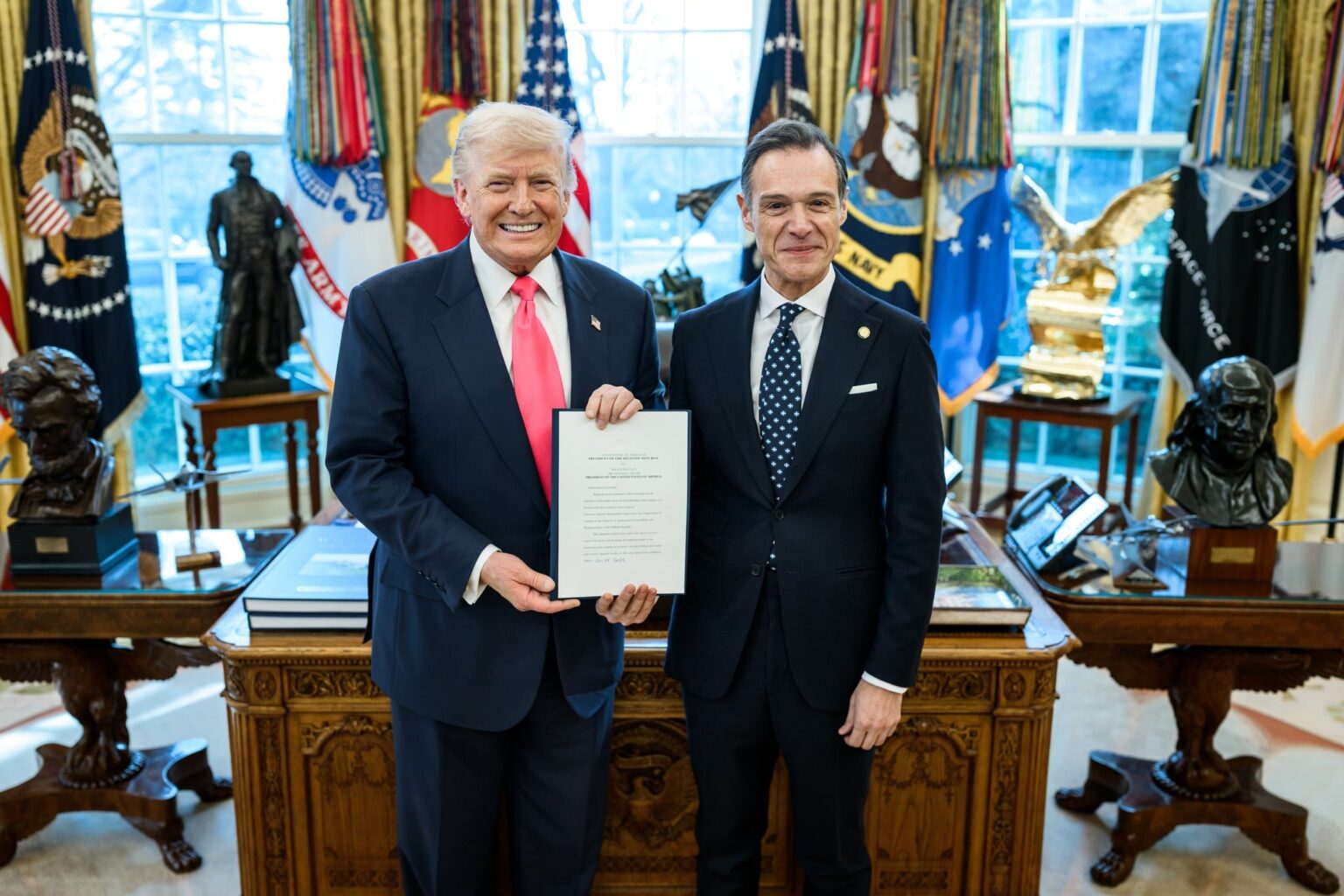 US President Donald Trump and Greece
