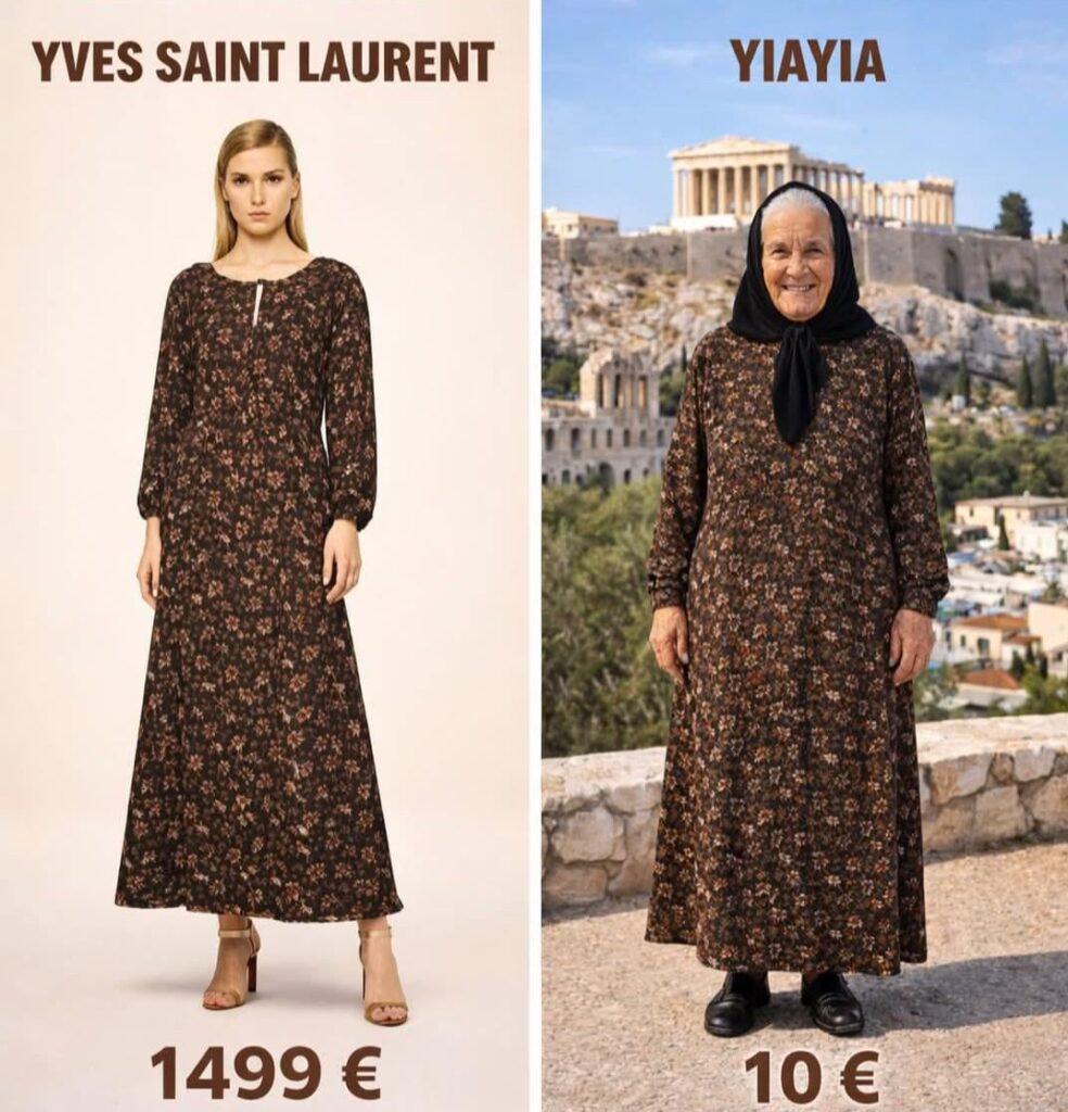 Haute couture in Paris vs everyday couture in the village