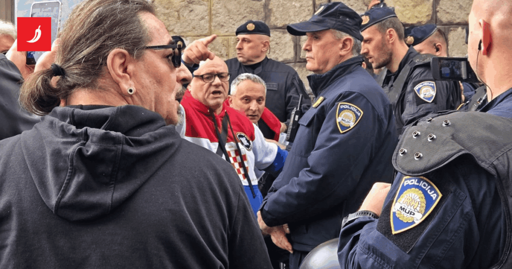 VIDEO Keleminec attacked the police at the home of Dežulović's parents