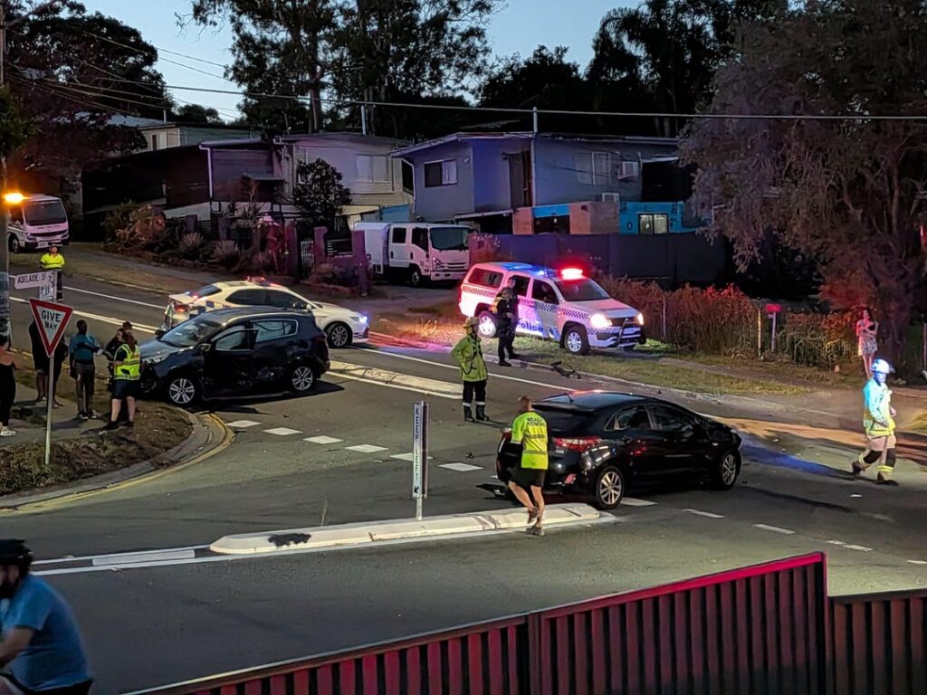 Queens road/Adelaide st intersection strikes again