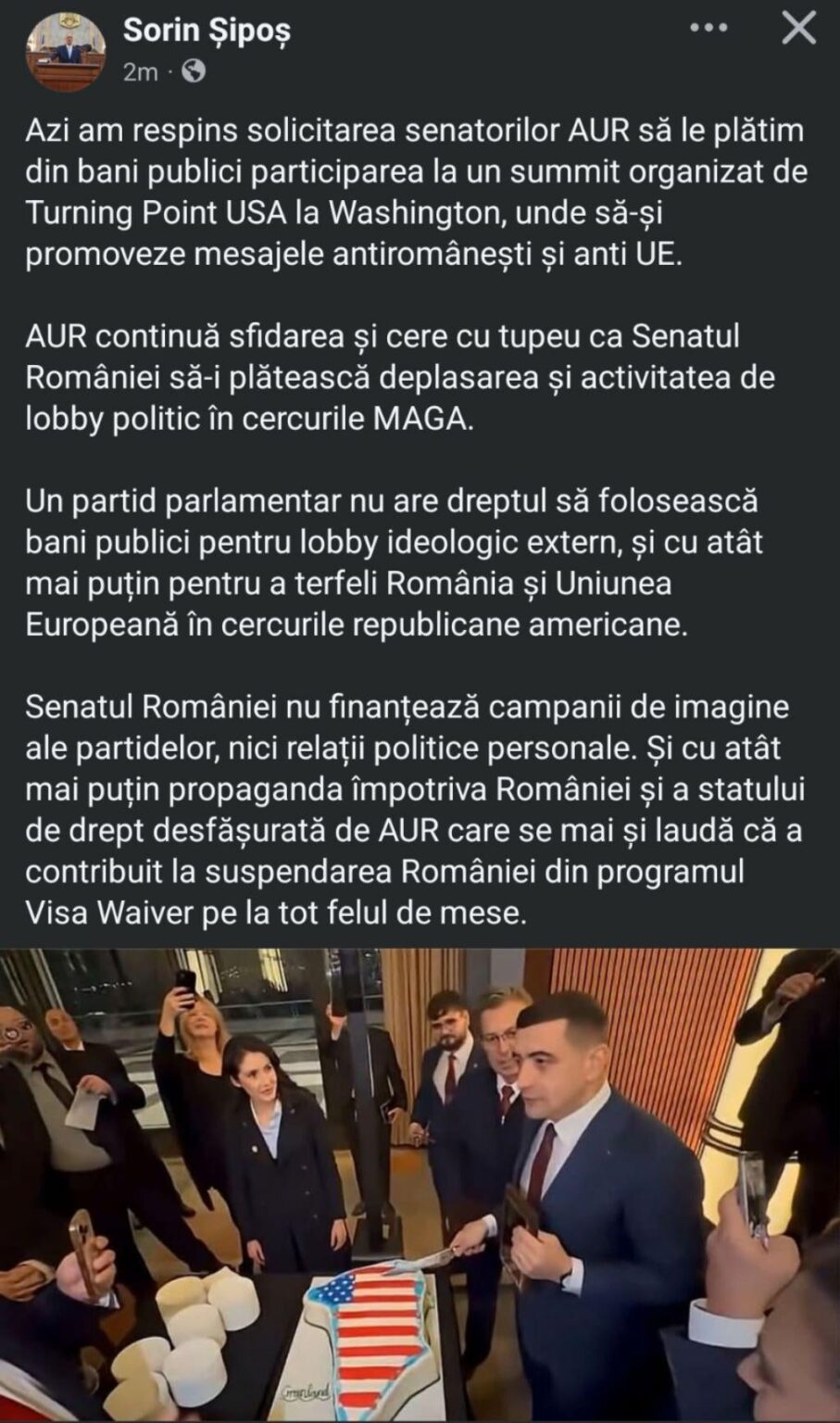 AUR wanted to use the state's money