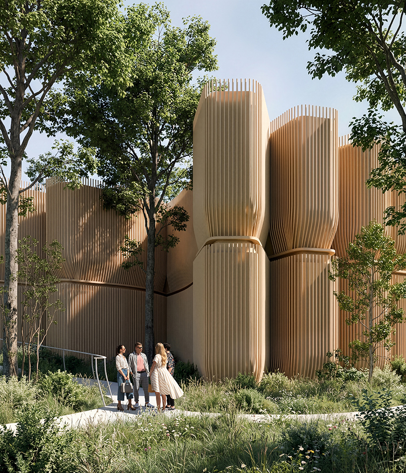 the four elements inform modulated zoological pavilion proposal in poland