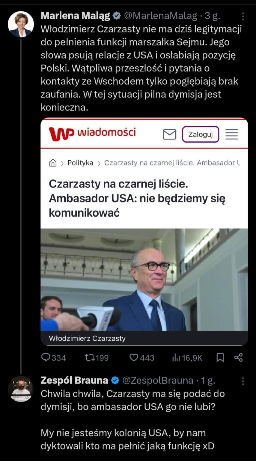 The level of PiS servility is off the charts