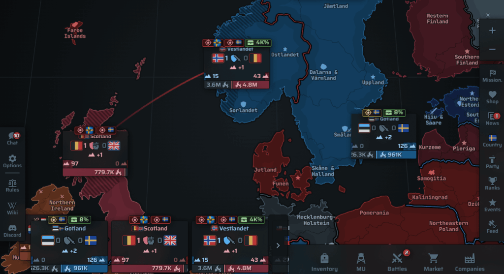 Bergenhus Fortress is being invaded by Belgium, and we need your help to hold them back! [WarEra.io]