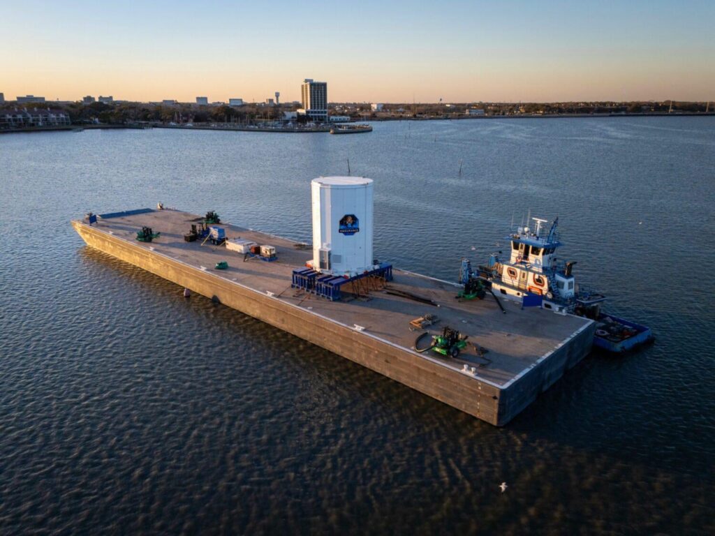 Blue Origin’s lunar lander is at Houston’s Johnson Space Center for testing