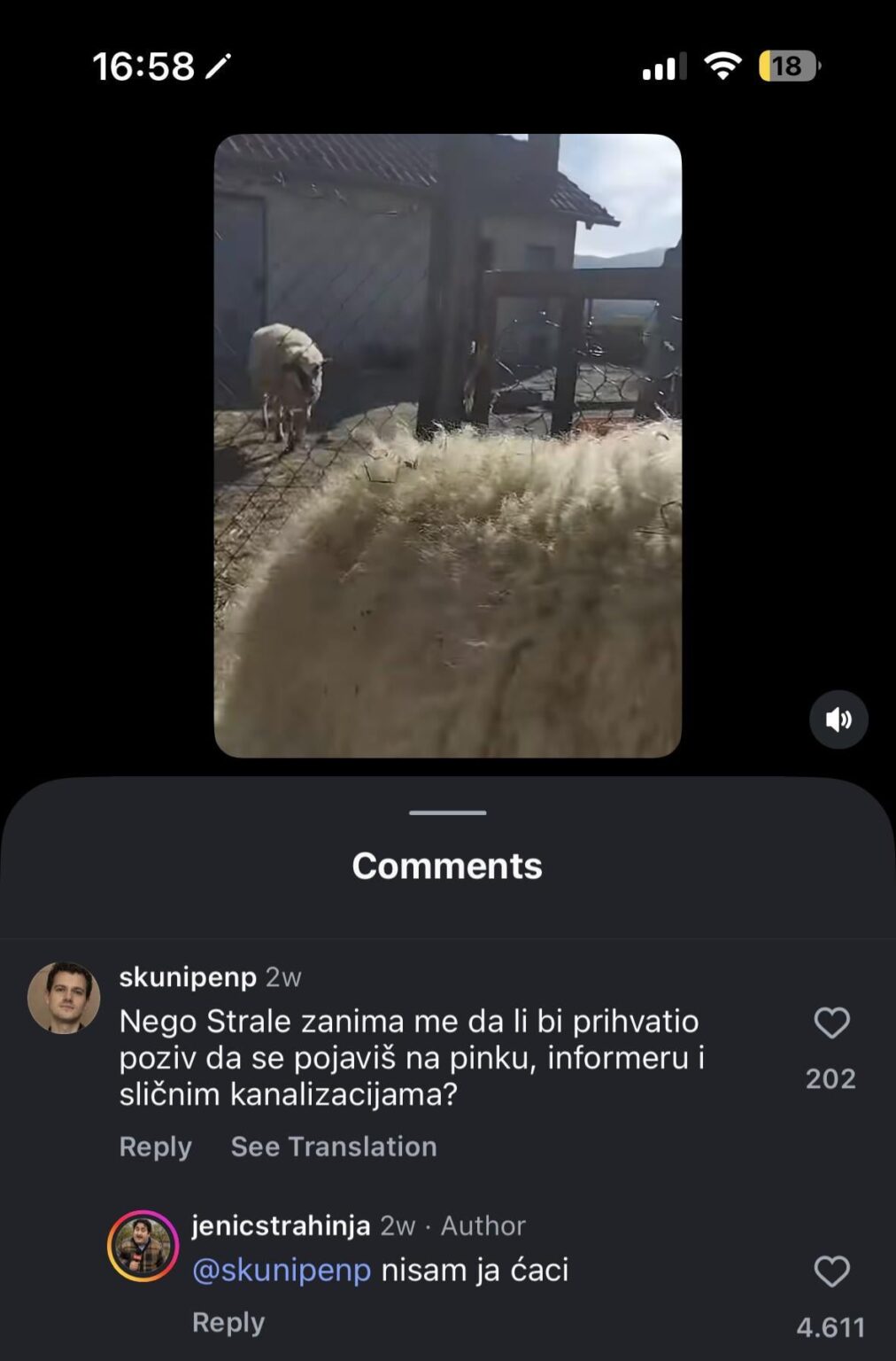 A Serbian peasant for the umpteenth time on the right side