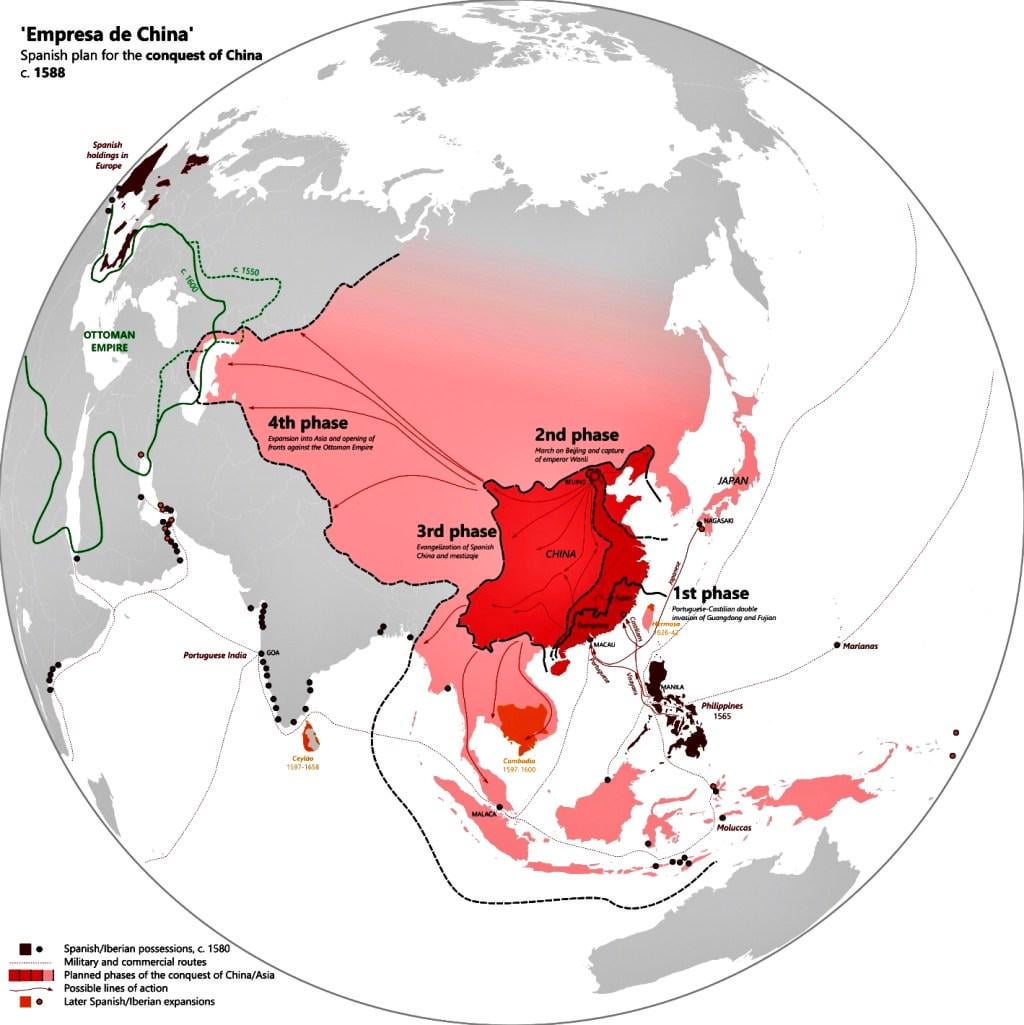 Spain’s wild 1580s plan to conquer the world via Beijing