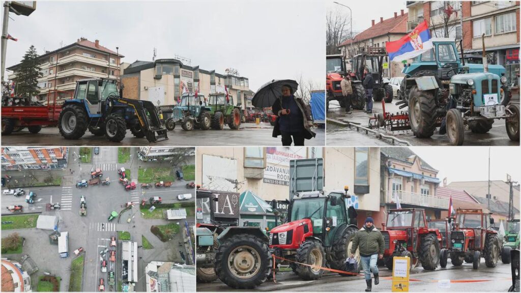 Farmers who have been blocking roads for 14 days have radicalized their protest by blocking 42 main roads in Serbia.