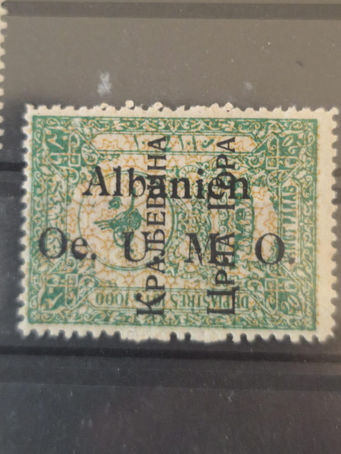 Turbulent times reflected on a piece of paper