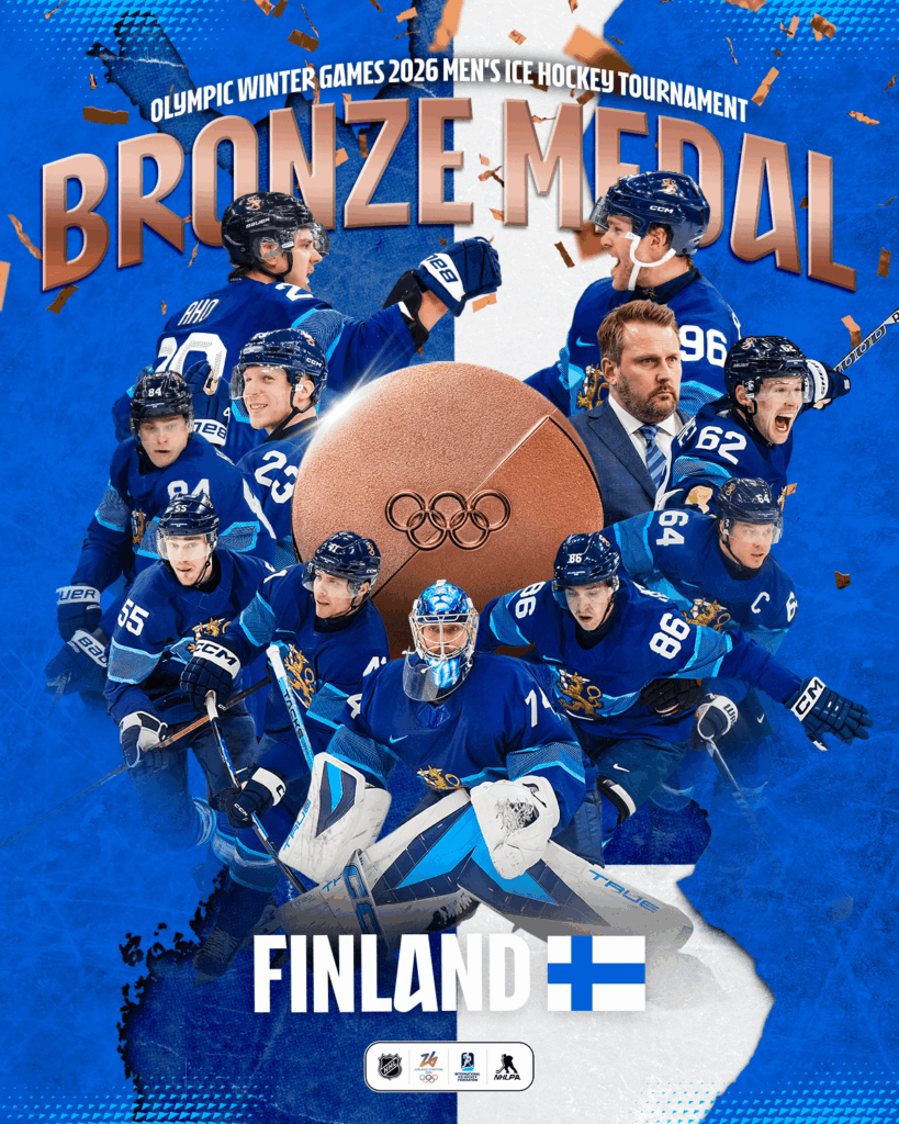 The Finnish men win bronze/ Leijonat won the Olympic Bronze