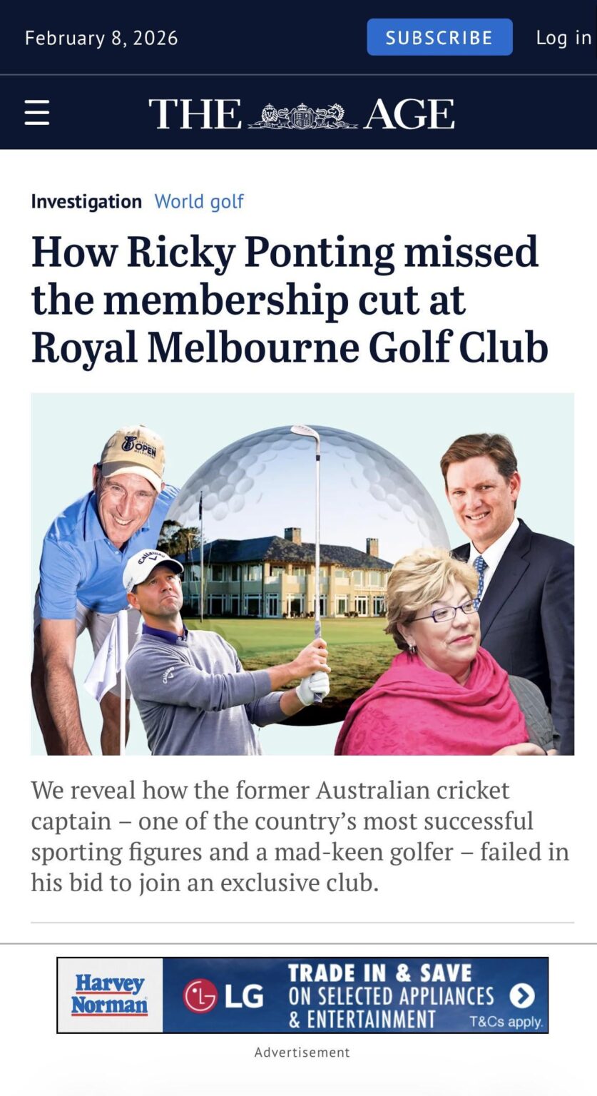 The Age is right on top of the issues that matter