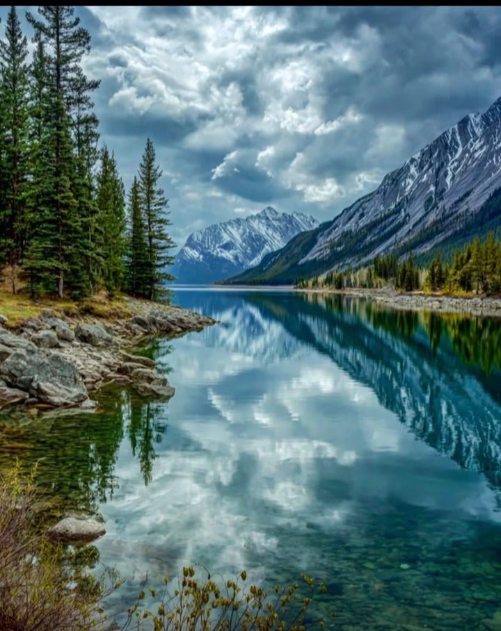 Reflection of a Heavenly Lake