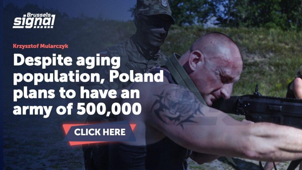 Despite aging population, Poland plans to have an army of 500,000