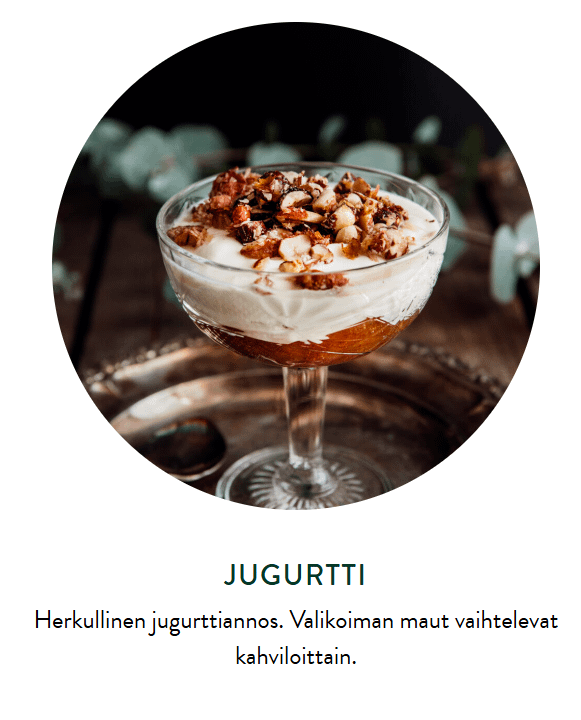 Searching a recipe for Robert's Coffee's jugurtti