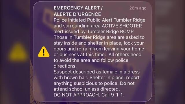 10 dead, including suspect, in Tumbler Ridge shootings [Canada]