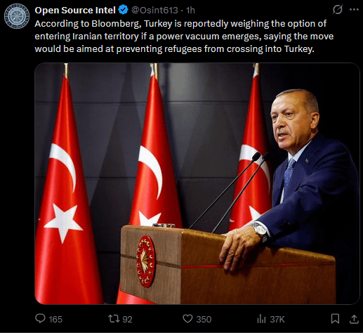 Thoughts on Turkey invading the Northwest once the regime collapses? Do you think this will prevent South Azerbaijan independence?