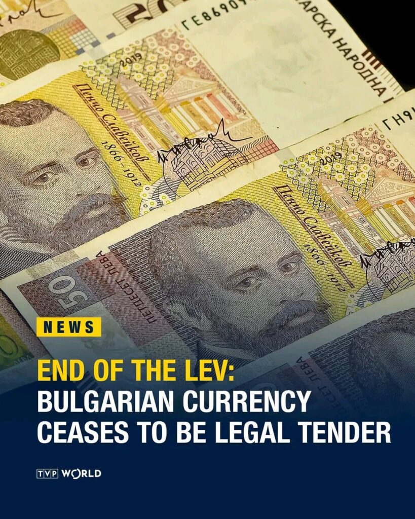 Lev ceases to a legal tender