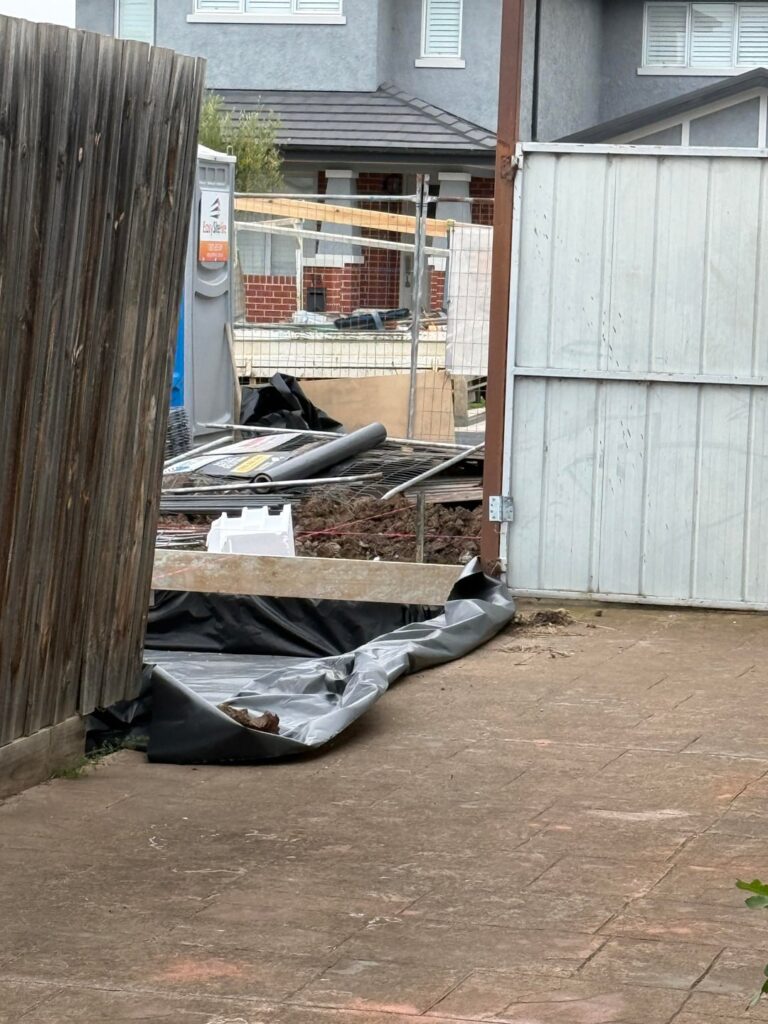 Next door Builder destroyed part of my fence and hasn’t fixed in over 4 days
