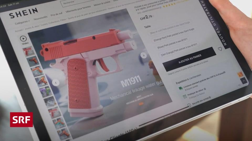 Five days in prison for a water pistol | Pink toy guns can fall under the Weapons Act – an online order has had unexpected consequences for a woman from Ticino.
