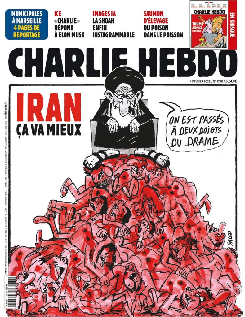 Front page of Charlie Hebdo - February 4, 2026