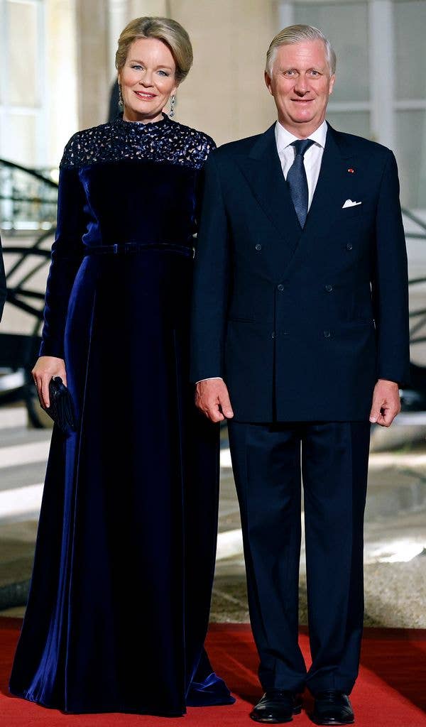 She originally wore the designer gown during a state visit to France in 2024 