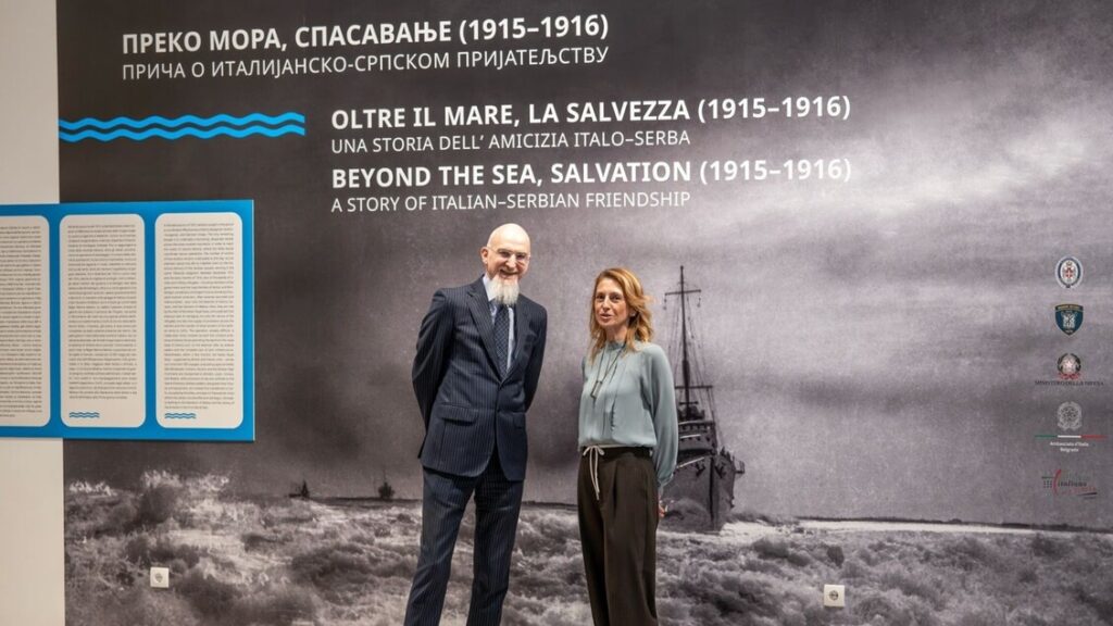 Ambassador Gori inaugurates historical exhibition 'Beyond the Sea, Salvation' in Serbia - News from Embassies