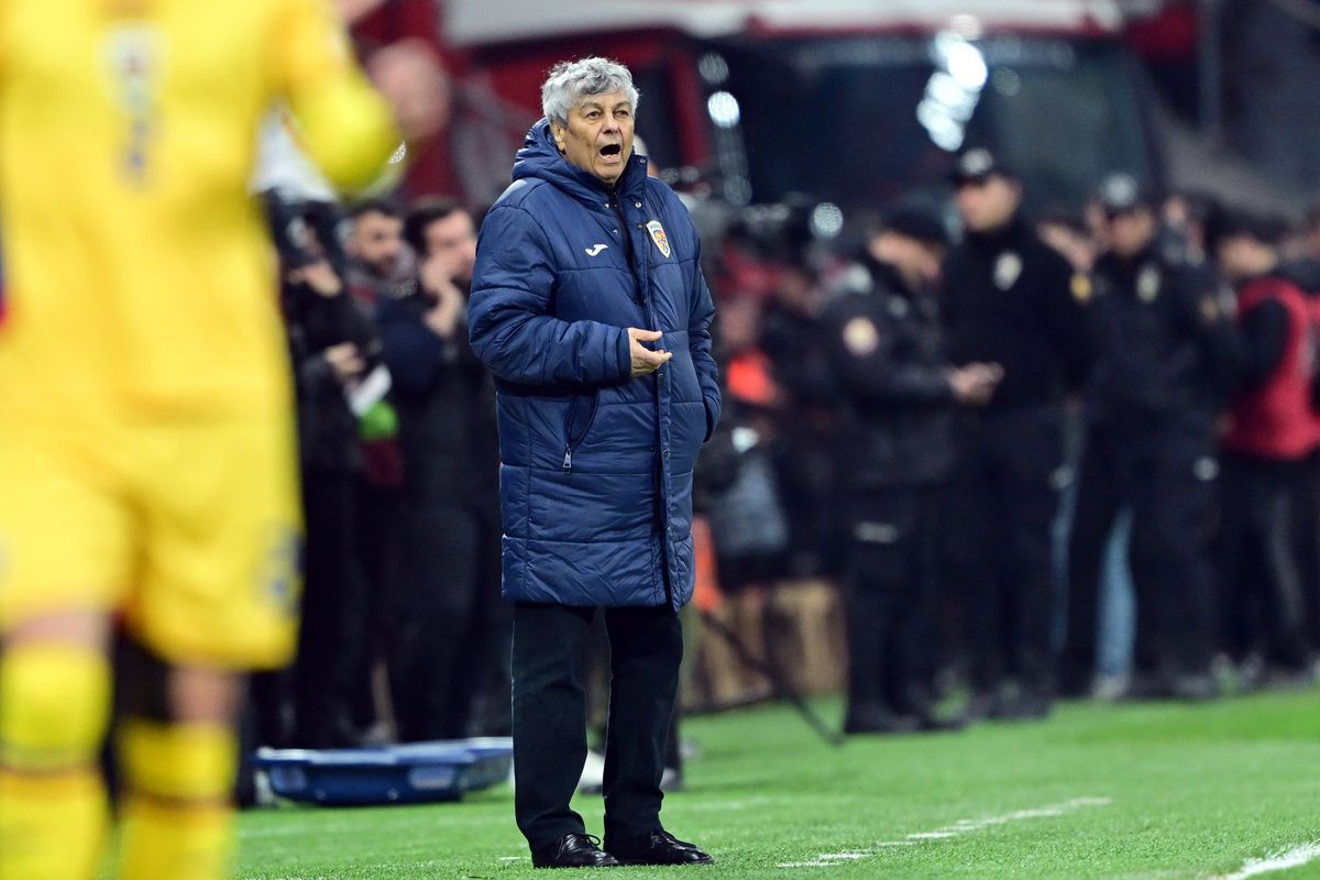 ISTANBUL, TURKIYE - MARCH 26: Head coach Mircea Lucescu of Romania follows the 2026 FIFA World Cup European Qualifiers play-off semifinal match between Turkiye and Romania at Tupras Stadium in Istanbul, Turkiye on March 26, 2026. (Photo by Serhat Cagdas/Anadolu via Getty Images)