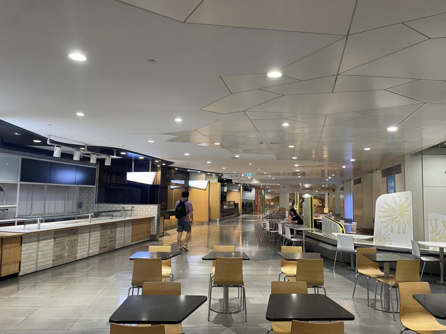 Winter garden food court