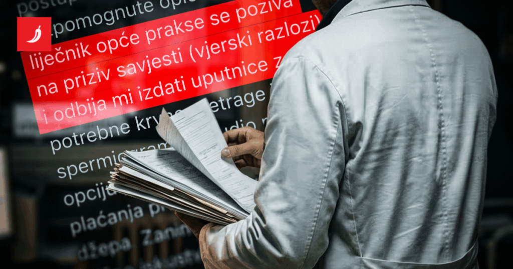 Doctors in Croatia can deny you important referrals because of your religion