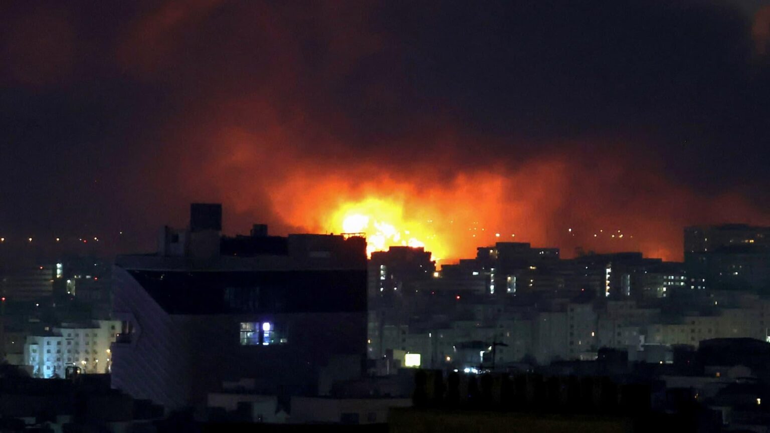 Iran says it struck UAE air base shortly after Iranian president's vow not to hit neighbors