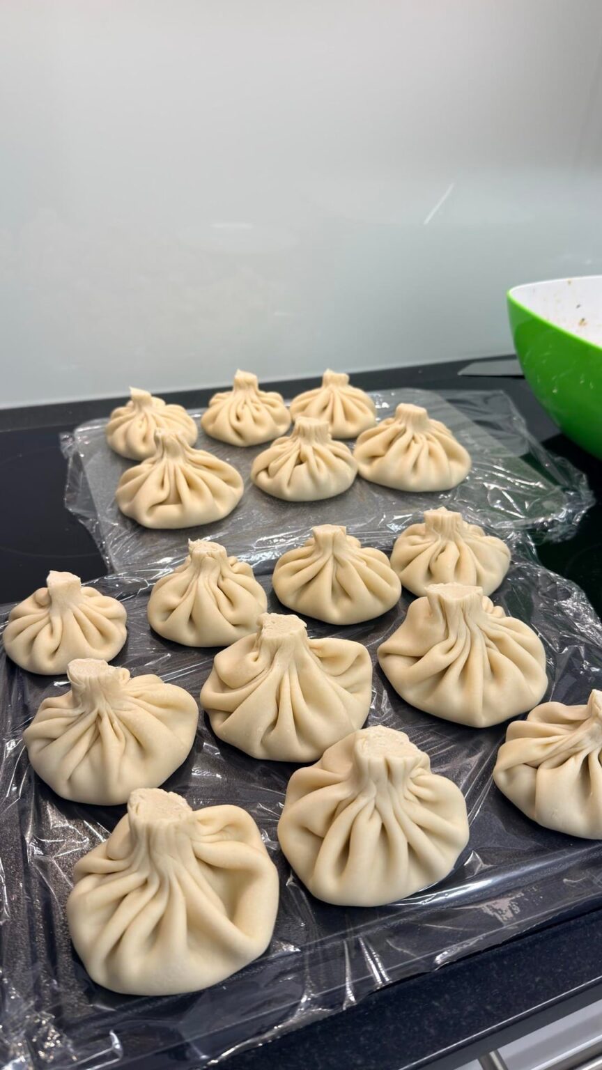 My third time doing khinkali 🇬🇪