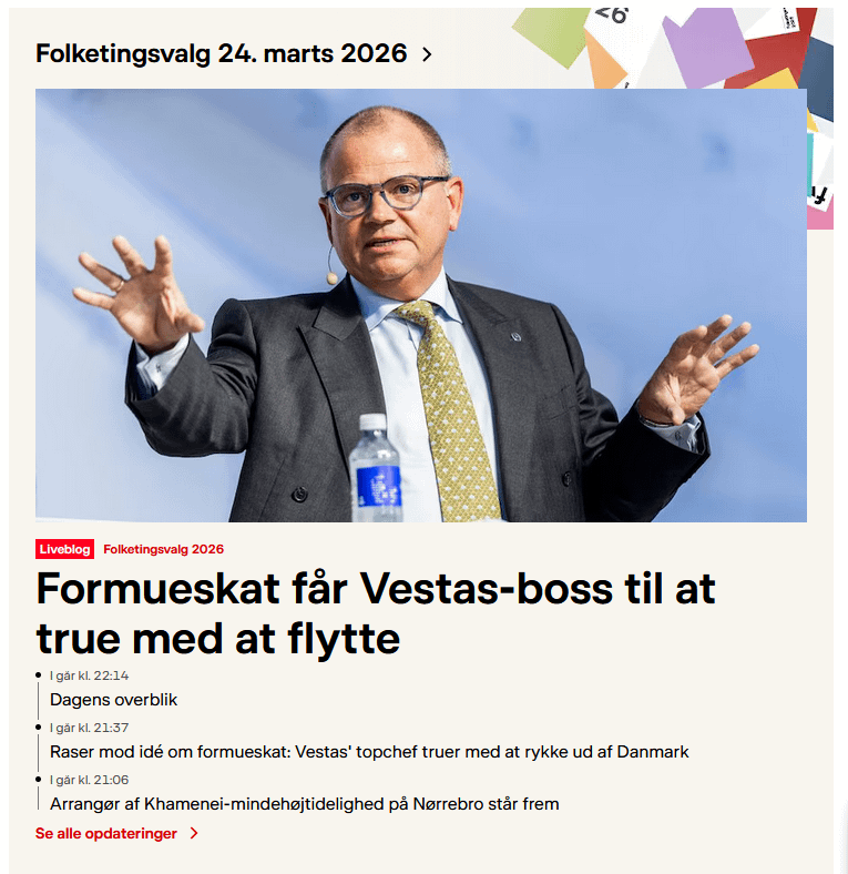 Be very afraid of the Vestas boss and he t-rex arms!