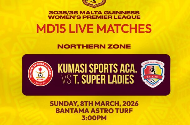 Malta Guinness Women’s Premier League: Kumasi Sports Academy vs Tamale Super Ladies to broadcast live