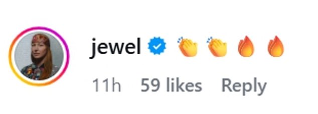 Her video was met with roars of approval in the comments, where Pretty Little Liars alumna Ashley Benson gushed: 'This is everything'