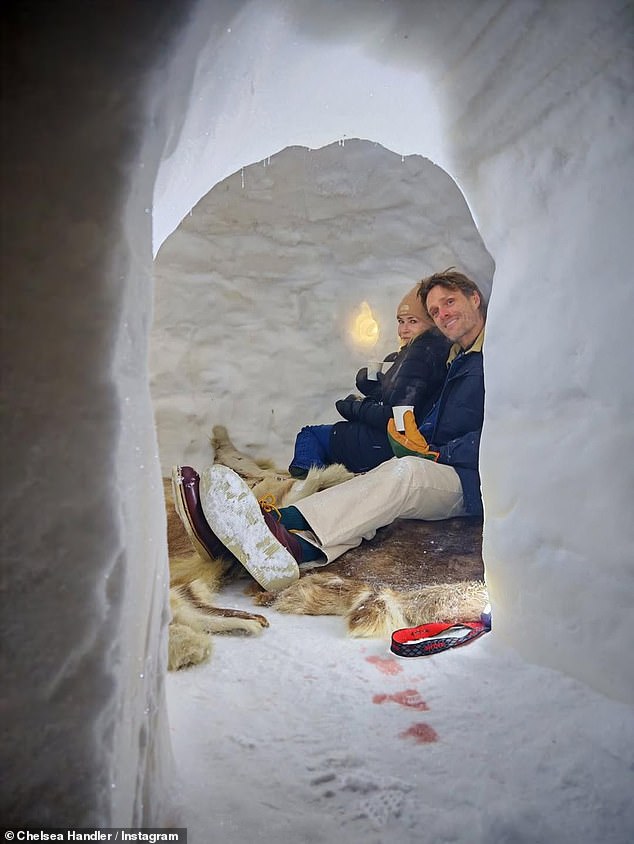 The 51-year-old comic took to Instagram on Wednesday to share a gallery of snaps from a snowy trip to Finland