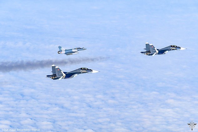 SU-30 fighter jets are intercepted over the Baltic Sea (file picture)