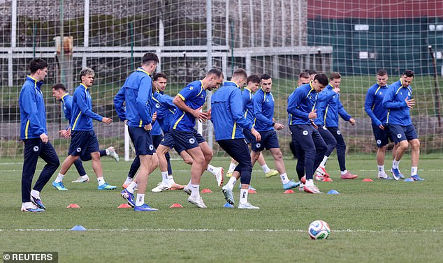 An Italian soldier has been accused of filming a Bosnia and Herzegovina training session