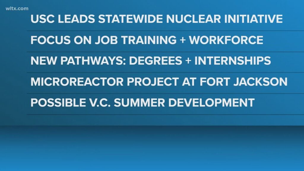 USC working to build a nuclear workforce, grow SC’s economy USC working to build a nuclear workforce, grow SC's economy