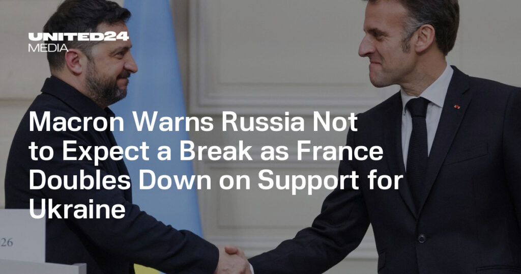 Macron Warns Russia Not to Expect a Break as France Doubles Down on Support for Ukraine — UNITED24 Media