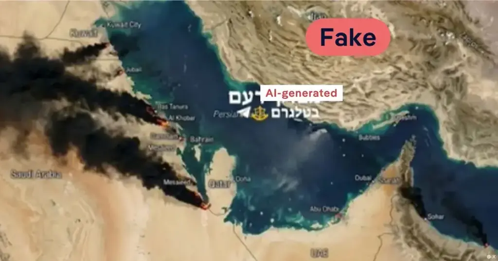 Artificial Intelligence is manipulating satellite images in the conflict with Iran