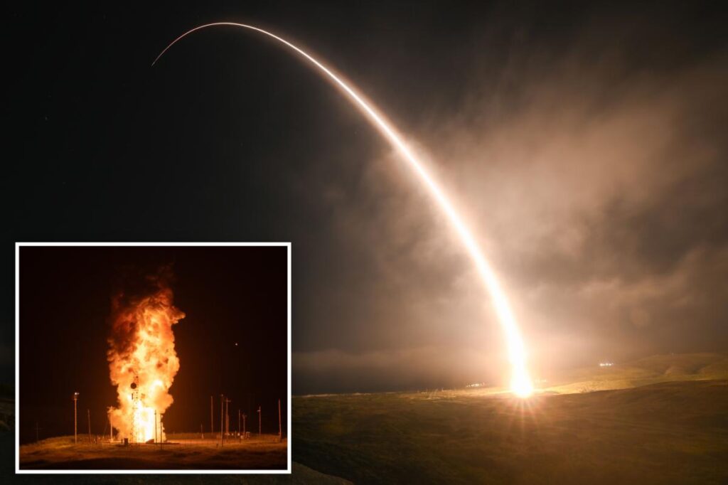 US tests Minuteman III nuclear-capable missile off California coast US tests Minuteman III nuclear-capable missile off California coast