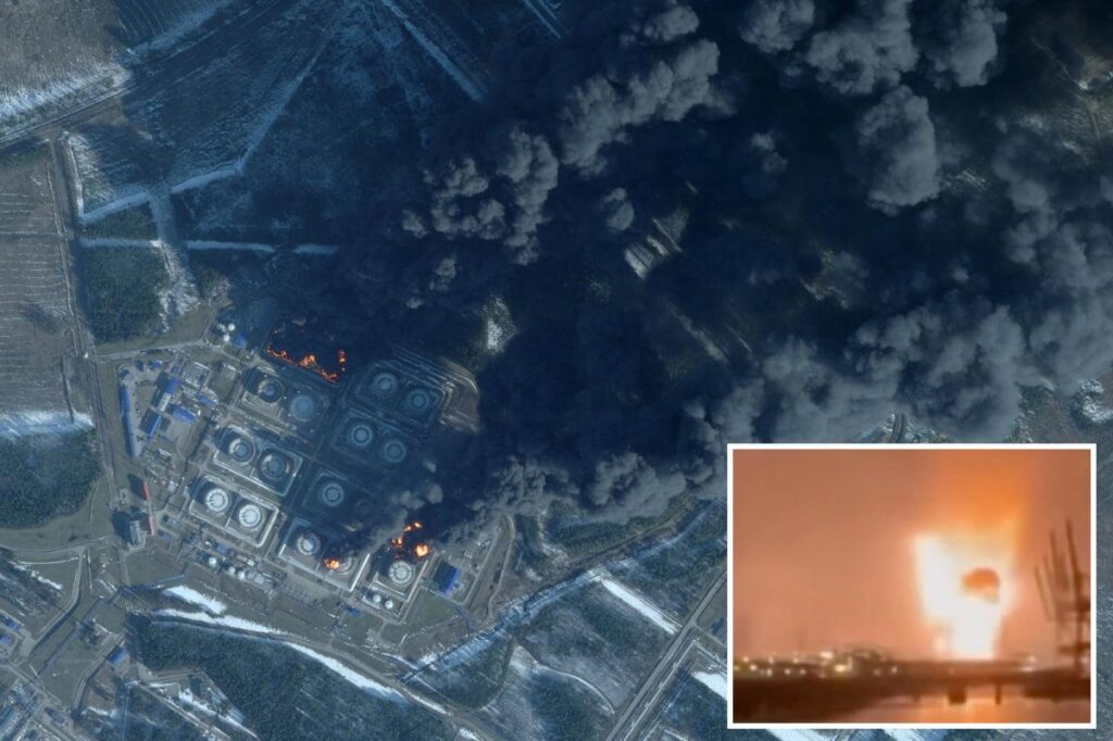 Russia’s largest oil port crippled in huge Ukrainian drone attack Russia's largest oil port crippled in huge Ukrainian drone attack