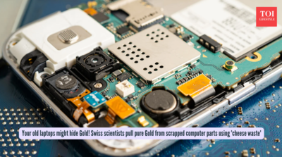 Your old laptops might hide Gold! Swiss scientists pull pure Gold from scrapped computer parts using 'cheese waste'